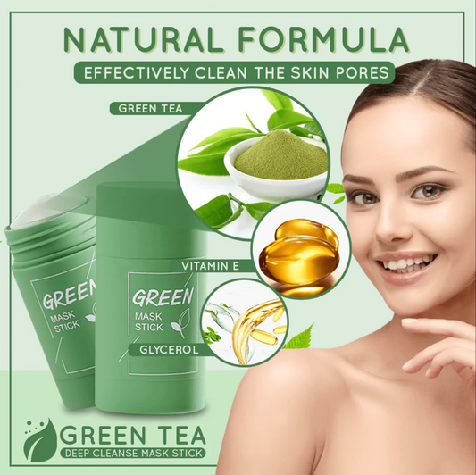 Professional Herbal Green-Tea Mask [For All Skin Types]